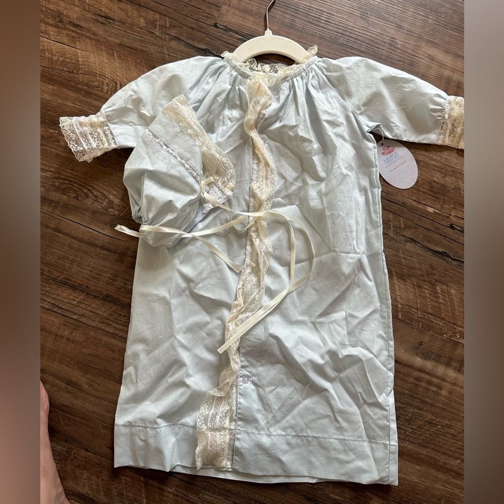 Baby Sen by Remeber Nguyen blue day gown NWT